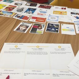 card sorting for course evaluation