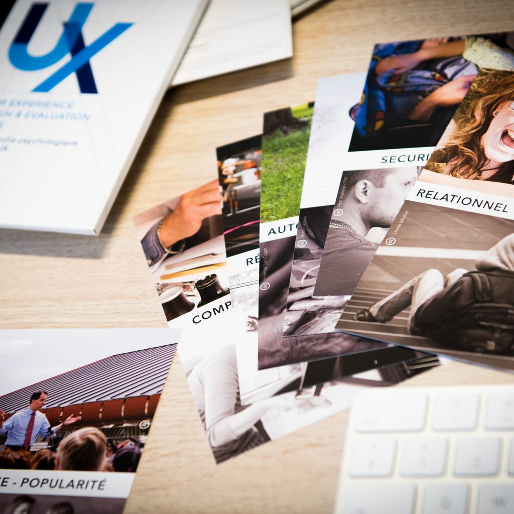 image of UX cards by Carine Lallemand